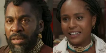 Jendal e Alika em A Nobreza do Amor. (Foto: reprodução/Globo)