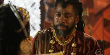 Jendal (Lázaro Ramos) em A Nobreza do Amor (Foto: Reprodução/TV Globo)