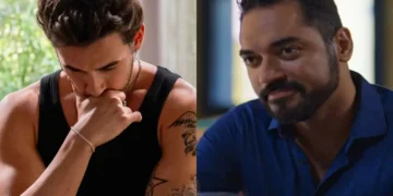 João Raul e Ronei em Coração Acelerado. (Foto: reprodução/Globo)