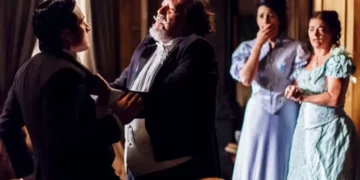 Roberto e Massimo em Além do Tempo. (Foto: reprodução/Globo)