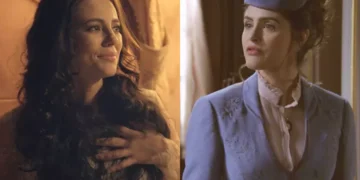 Melissa e Berenice em Além do Tempo. (Foto: reprodução/Globo)