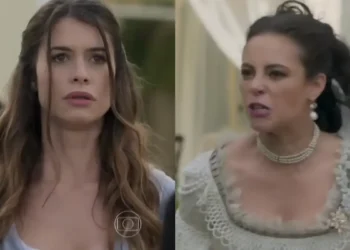 Melissa surta ao ser abandonada no altar e acusa Felipe de querer ficar com a Lívia na frente dos convidados: “é o pior dos canalhas”