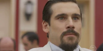 Mirinho (Nicolas Prattes) em A Nobreza do Amor (Foto: Reprodução/TV Globo)