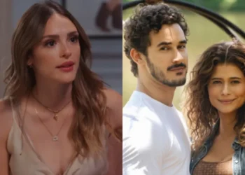 Naiane, João Raul e Agrado em Coração Acelerado. (Foto: reprodução/Globo)