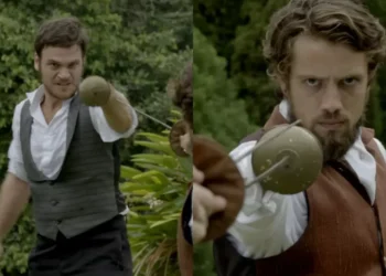 Pedro e Felipe em Além do Tempo. (Foto: reprodução/Globo)