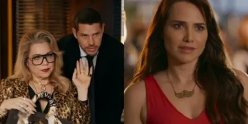 Pilar, Iuri e Adriana em Quem Ama Cuida. (Foto: reprodução/Globo)