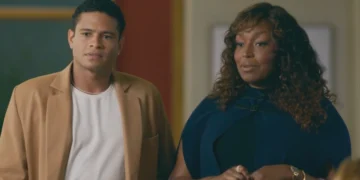 Tiago (Gui Ferraz) e Silvana (Belize Pombal) em Quem Ama Cuida (Foto: Reprodução/TV Globo)
