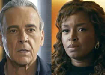 Ulisses (à esquerda) e Silvana (à direita) em Quem Ama Cuida.