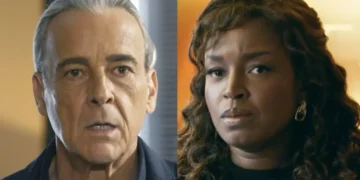 Ulisses (à esquerda) e Silvana (à direita) em Quem Ama Cuida.