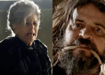 Vitória e Bernardo em Além do Tempo. (Foto: reprodução/Globo)