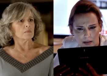 Vitória e Emília em Além do Tempo. (Foto: reprodução/Globo)