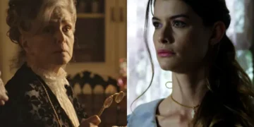 Vitória e Lívia em Além do Tempo. (Foto: reprodução/Globo)