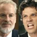 Ademir (à esquerda) e Pedro (à direita) em cenas da novela Quem Ama Cuida.