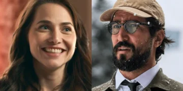 Adriana (à esquerda) e Heitor (à direita) em Quem Ama Cuida.