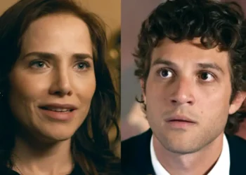 Adriana e Pedro frente a frente em Quem Ama Cuida.