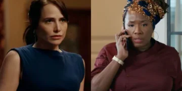 Adriana e Rosa em Quem Ama Cuida. (Foto: reprodução/Globo)