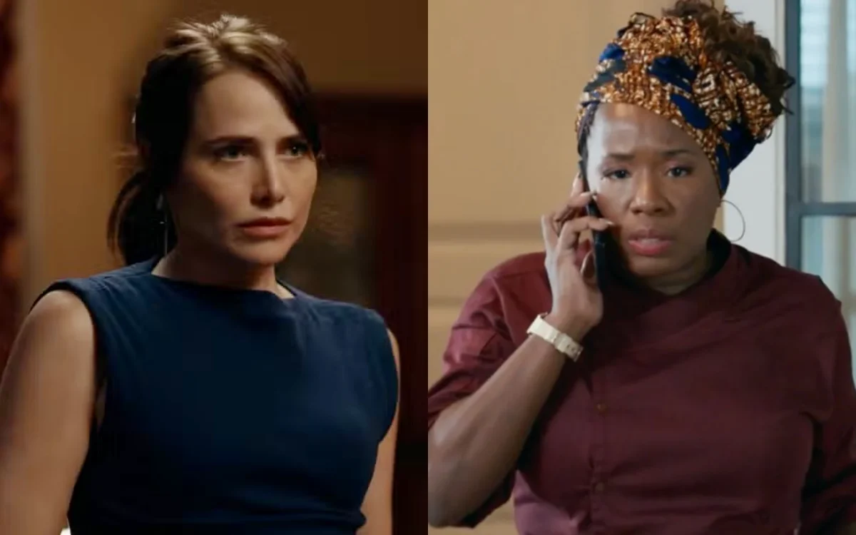 Adriana e Rosa em Quem Ama Cuida. (Foto: reprodução/Globo)