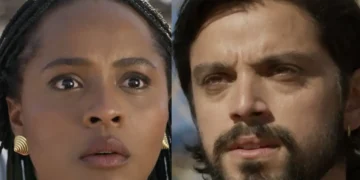 Alika (à esquerda) e Omar (à direita) em A Nobreza do Amor.
