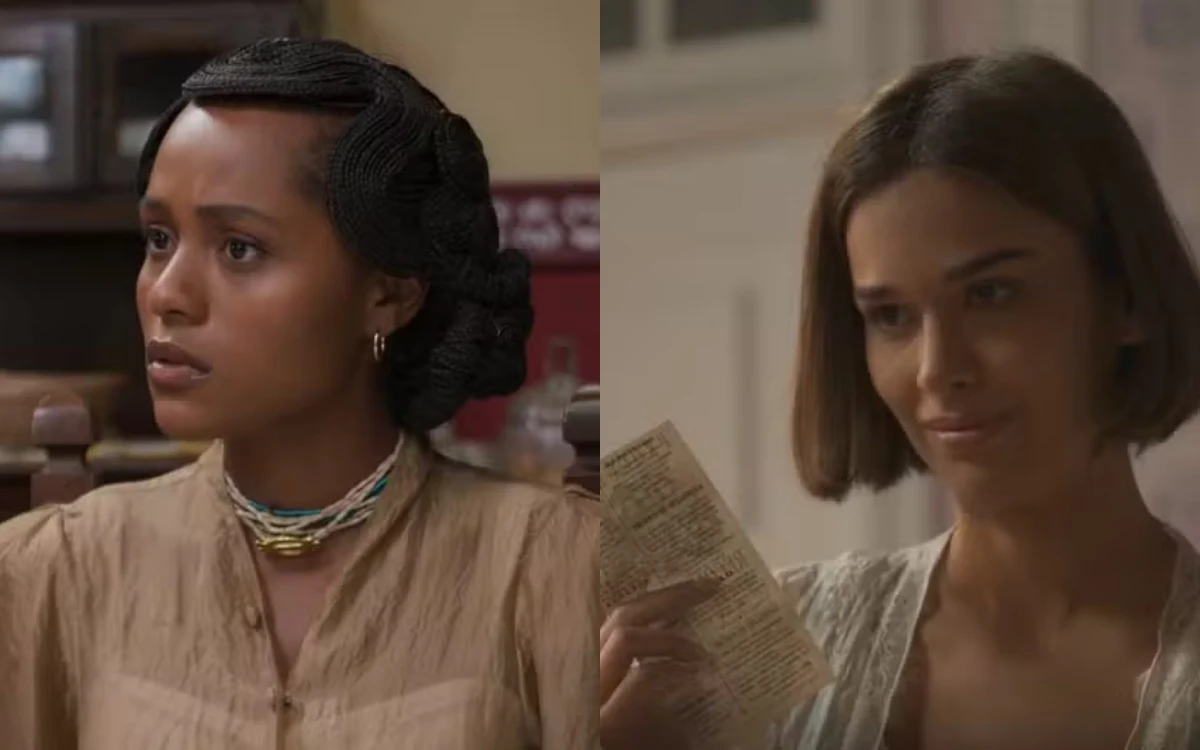 Alika e Virgínia em A Nobreza do Amor. (Foto: reprodução/Globo)