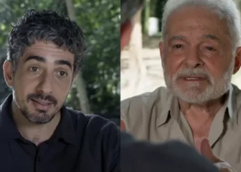 Ariel e o Mestre em Além do Tempo. (Foto: reprodução/Globo)
