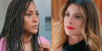 Bela e Vanessa em Por Você. (Foto: reprodução/Globo)