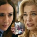 Brigitte (à esquerda) e Pilar (à direita) em cenas de Quem Ama Cuida.