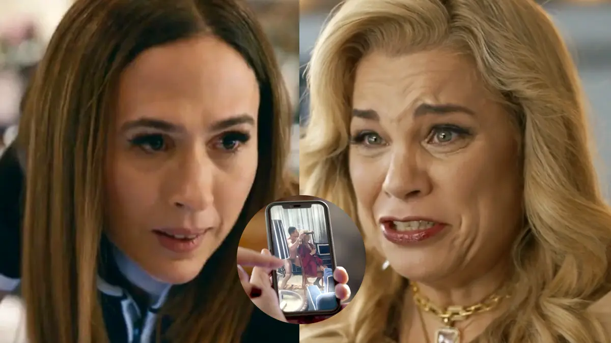 Brigitte (à esquerda) e Pilar (à direita) em cenas de Quem Ama Cuida.