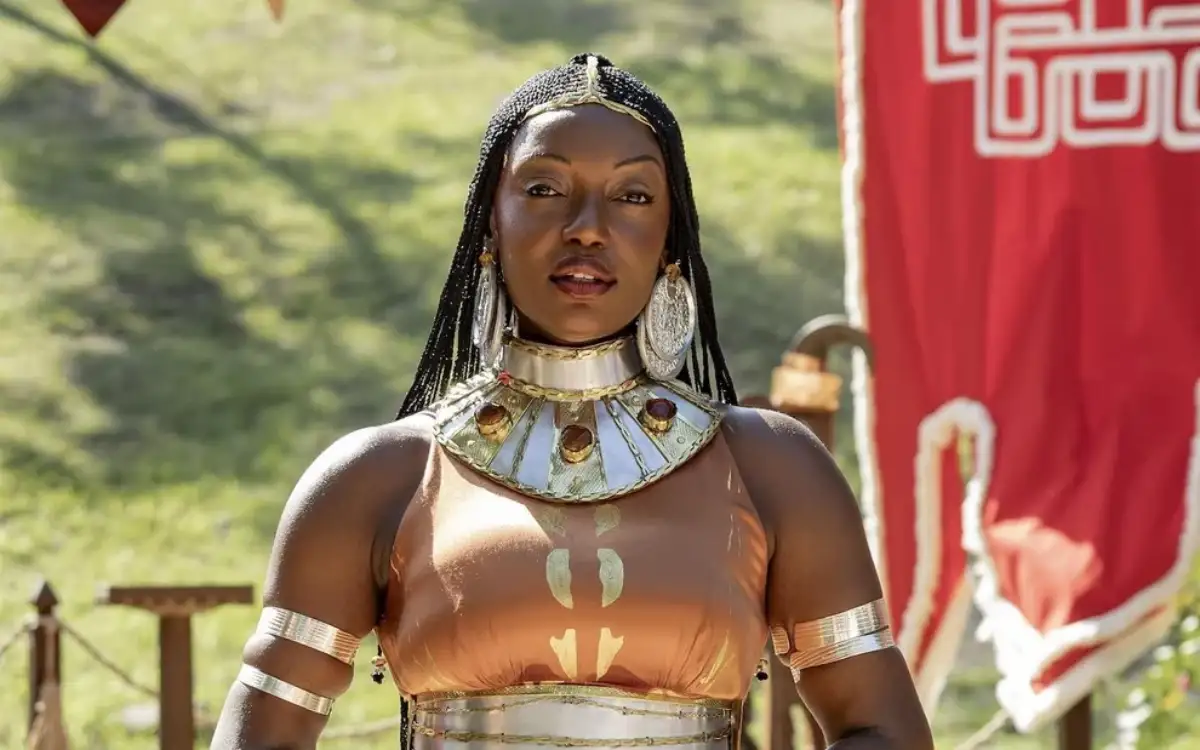 Binta em A Nobreza do Amor. (Foto: reprodução/Globo)