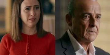 Brigitte e Ulisses em Quem Ama Cuida. (Foto: reprodução/Globo)