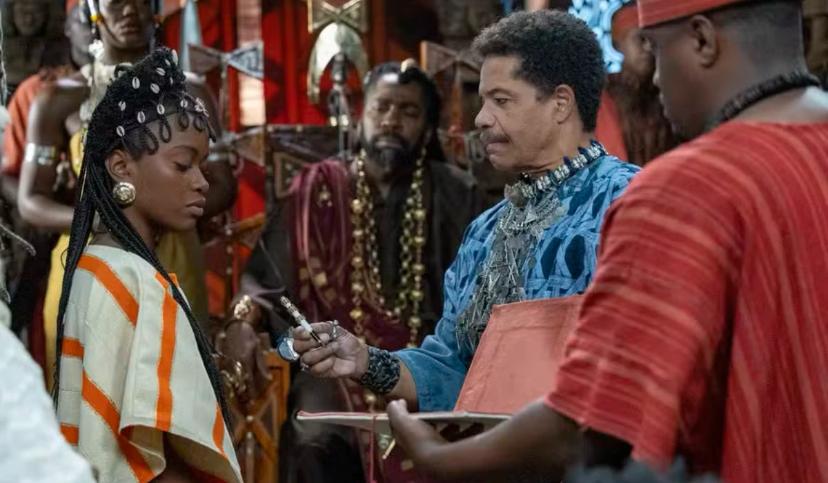 Kênia (Nikolly Fernandes) se casal com Pascoal (Luciano Quirino) em A Nobreza do Amor (Foto: Manoella Mello/Globo)