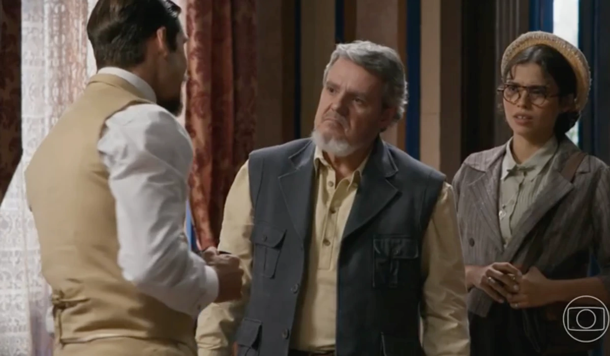 Casemiro (Cassio Gabus Mendes) em A Nobreza do Amor (Foto: Reprodução/TV Globo)