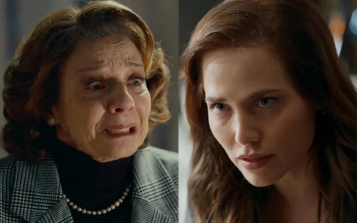Diná e Adriana em Quem Ama Cuida. (Foto: reprodução/Globo)