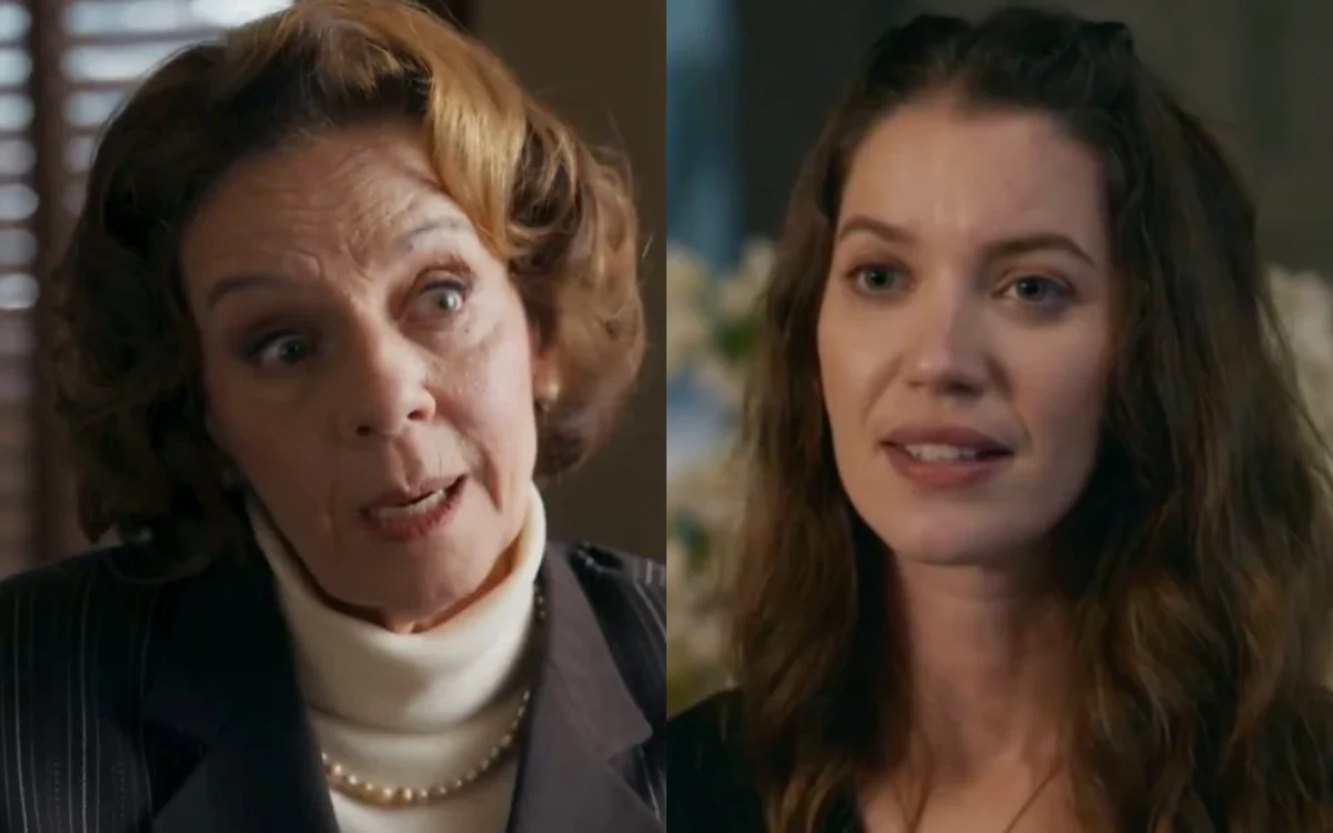 Diná e Francesca em Quem Ama Cuida. (Foto: reprodução/Globo)