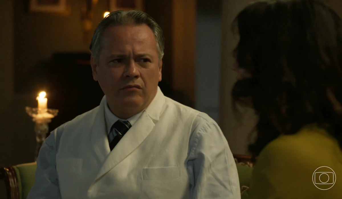 Diógenes (Danton Mello) em A Nobreza do Amor (Foto: Reprodução/TV Globo)