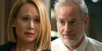 Dora (à esquerda) e Ademir (à direita) em Quem Ama Cuida.