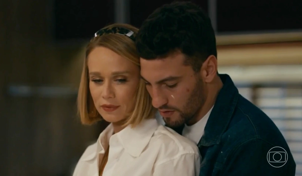 Dora (Mariana Ximenes) e André (Henrique Barreira) em Quem Ama Cuida (Foto: Reprodução/TV Globo)