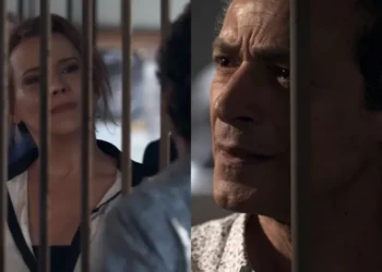 Emília e Bento em Além do Tempo. (Foto: reprodução/Globo)