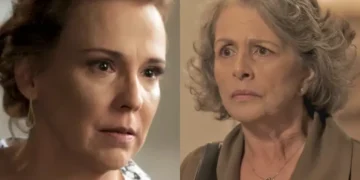 Emília e Vitória em Além do Tempo. (Foto: reprodução/Globo)