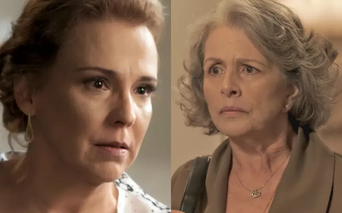 Emília e Vitória em Além do Tempo. (Foto: reprodução/Globo)