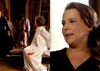 Emília e Vitória em Além do Tempo. (Foto: reprodção/Globo)