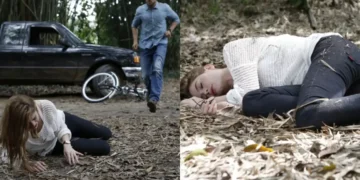 Resumo de Além do Tempo: Lívia se distrai np celular e é atropelada pelo carro de Felipe: “Cuidado!”