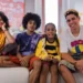 Filhos de Juli em Por Amor. (Foto: reprodução/Globo)
