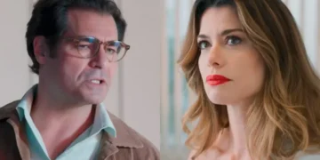Gabriel e Vanessa em Por Você. (Foto: reprodução/Globo)