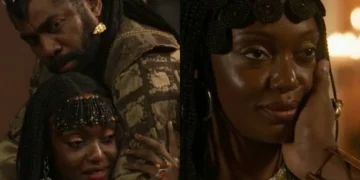Jendal e Binta em A Nobreza do Amor. (Foto: reprodução/Globo)