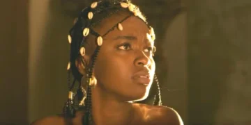 Kênia (Nikolly Fernandes) em A Nobreza do Amor (Foto: Reprodução/TV Globo)