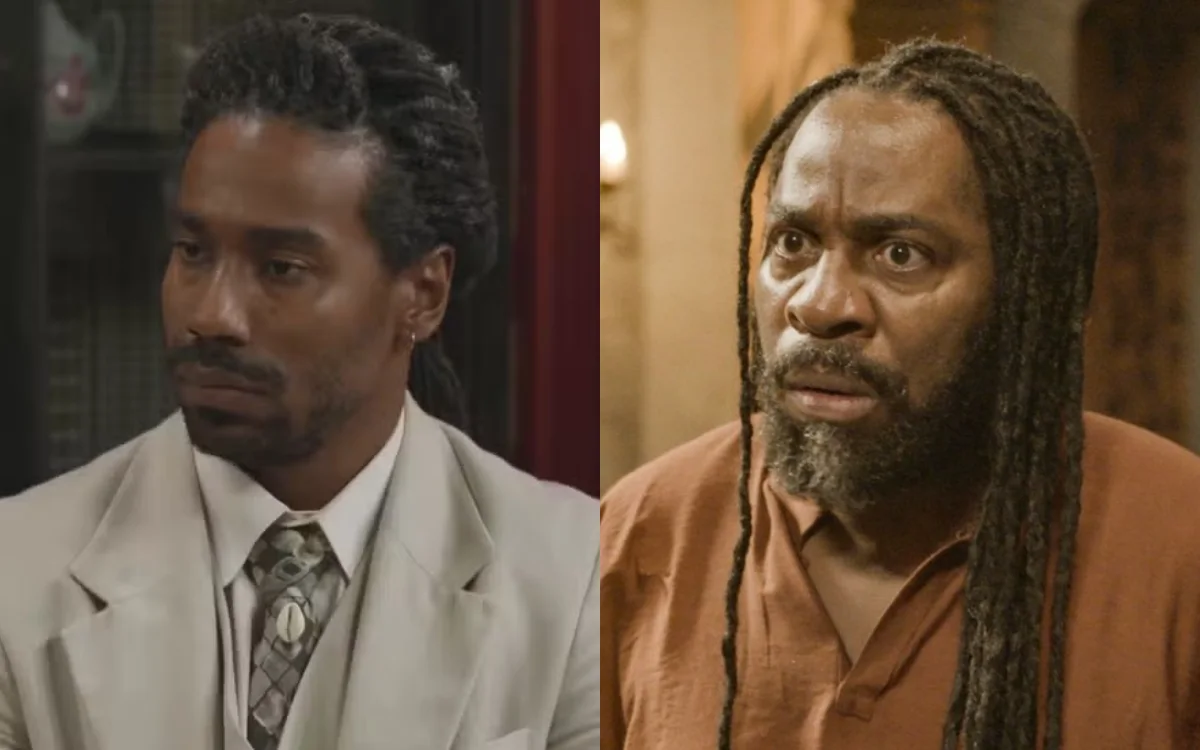 Malungo e Jendal em A Nobreza do Amor. (Foto: reprodução/Globo)