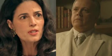 Marta e Diógenes em A Nobreza do Amor. (Foto: reprodução/Globo)
