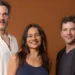 Mateus Solano, Dira Paes e Daniel de Oliveira em Lá Na Minha Terra, a nova novela das seis da Globo (Foto: Beatriz Damy/Globo)