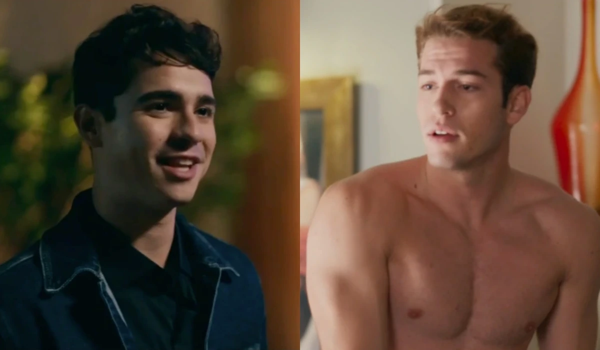 Mau Mau (João Victor Gonçalves) e Felipe (Pietro Antonelli) em Quem Ama Cuida (Foto: Reprodução/TV Globo)