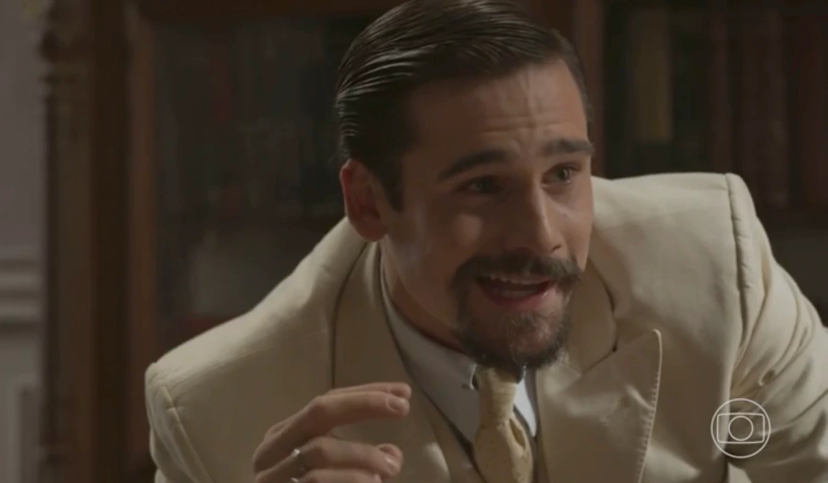 Mirinho (Nicolas Prattes) em A Nobreza do Amor (Foto: Reprodução/TV Globo)
